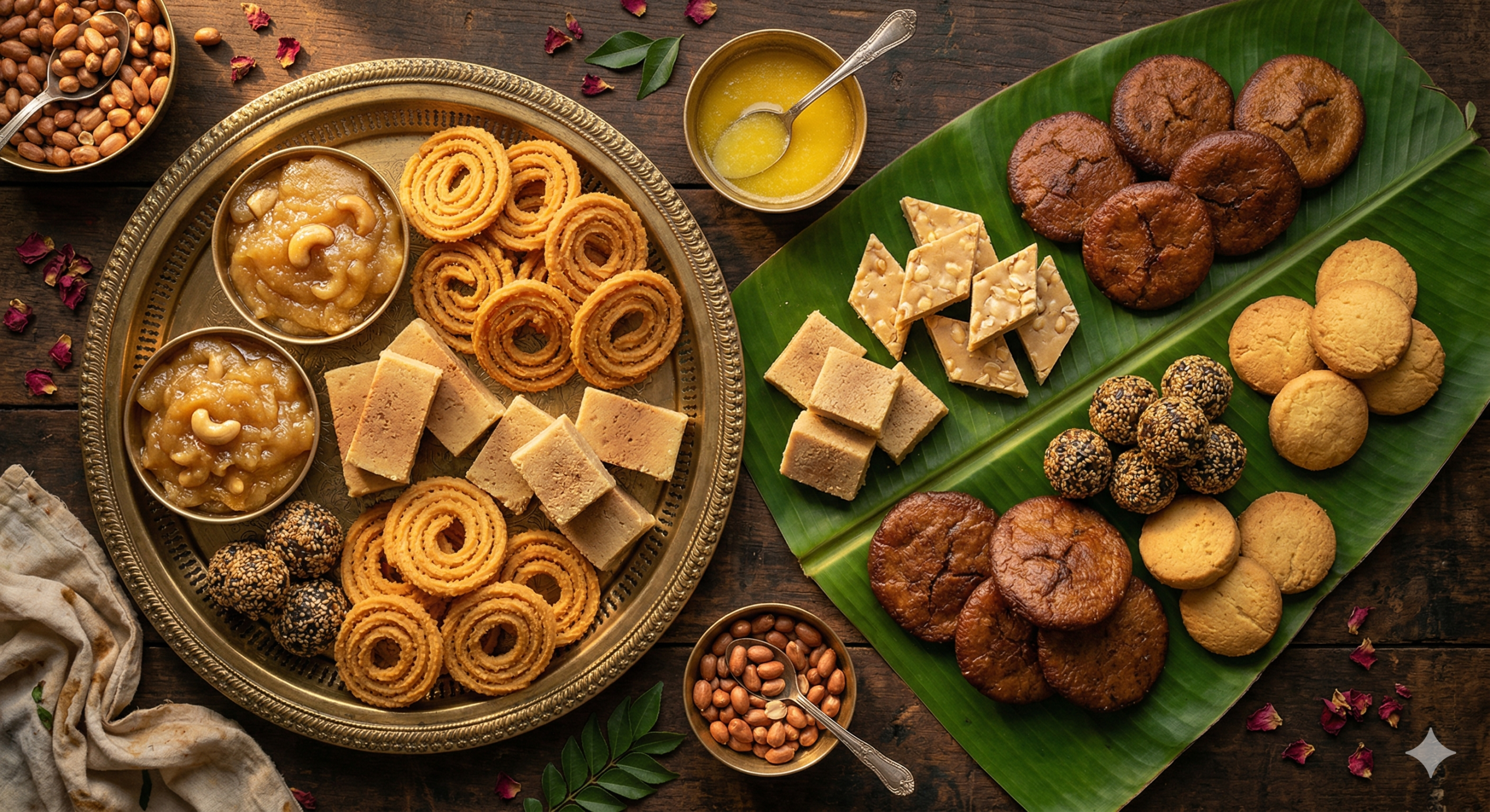 Authentic Tamil Nadu specialty foods spread